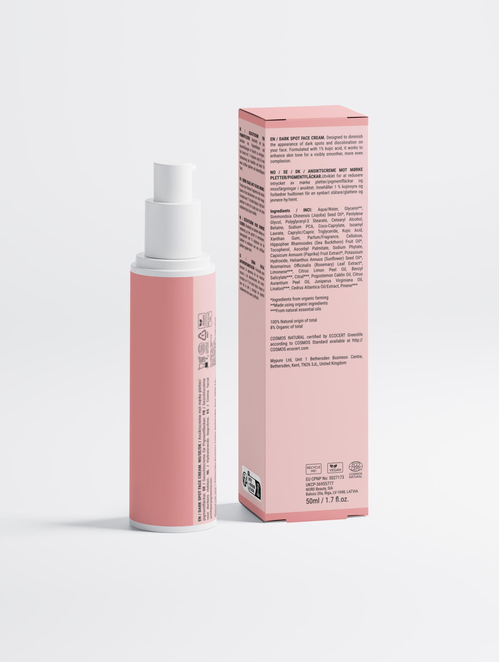 Dark Spot Face Cream with Kojic Acid